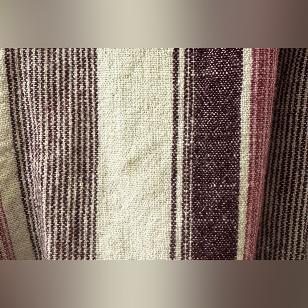 Tribal Purple Stripe Linen Pant - Picture 3 of 6